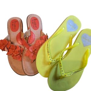Women's Sandals - Orange and Yellow Bundle